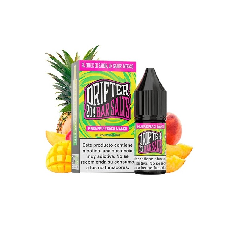 Liquid Drifter Bar Salts Pineapple Peach Mango 20mg 10ml | BigVapoteur