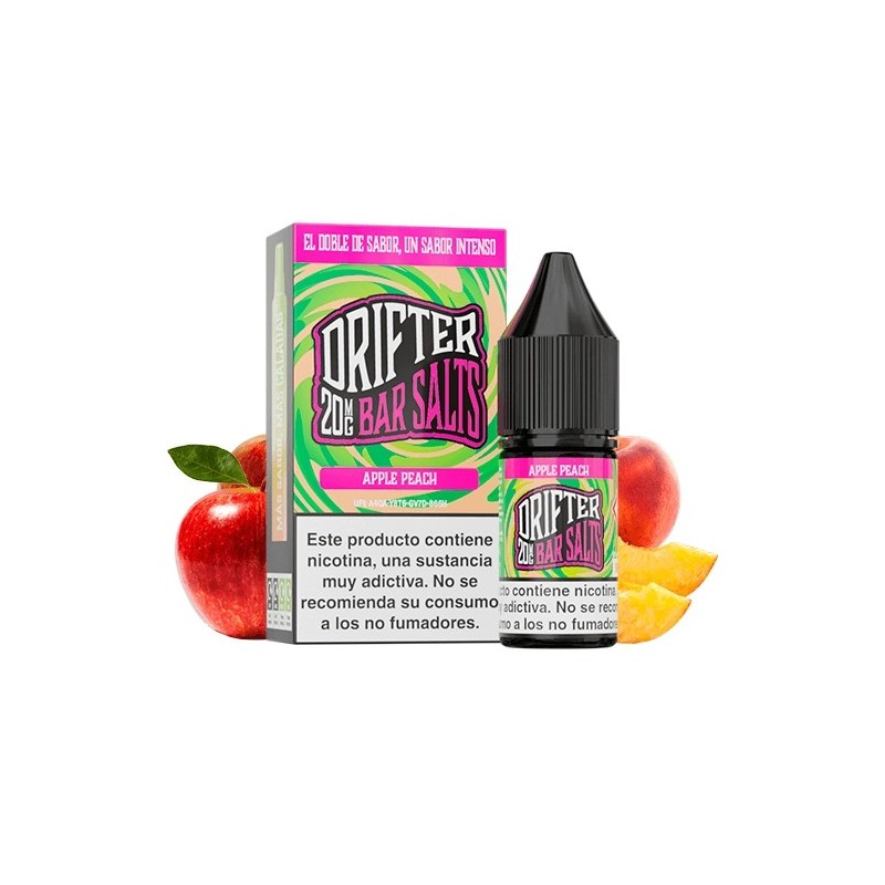 Liquid Drifter Bar Salts Apple Peach 20mg 10ml | BigVapoteur