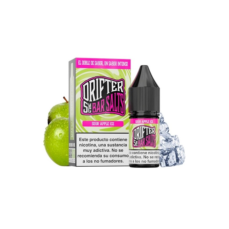 Liquid Drifter Bar Salts Sour Apple 20mg 10ml | BigVapoteur