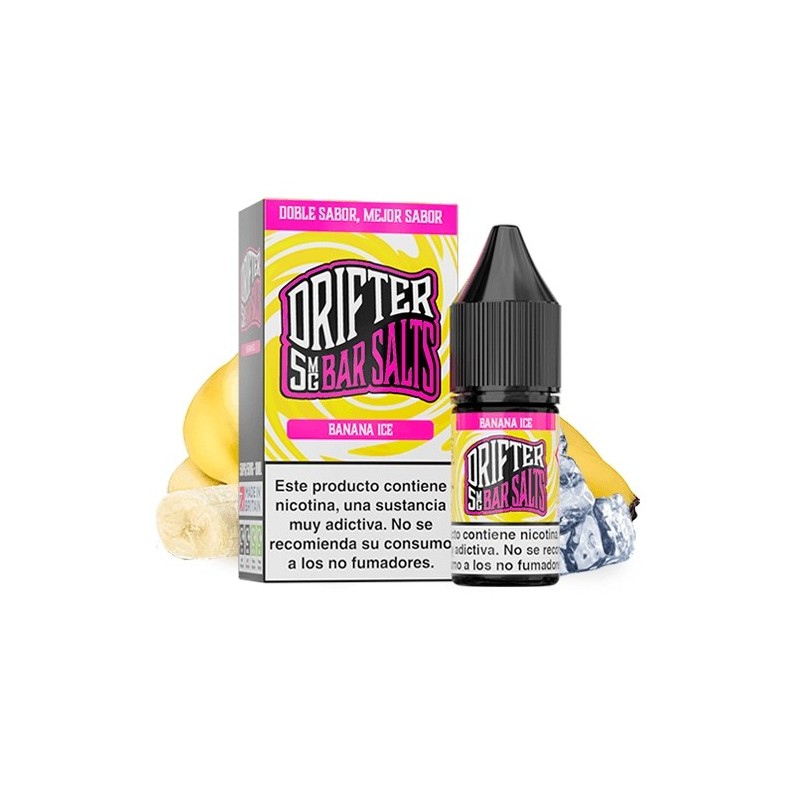Liquid Drifter Bar Salts Banana Ice 20mg 10ml | BigVapoteur