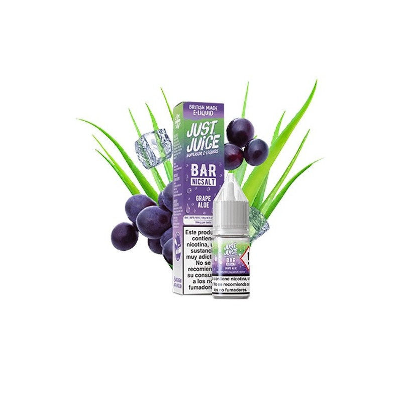 Just Juice Bar Salts - Grape Aloe 20mg 10ml | BigVapoteur