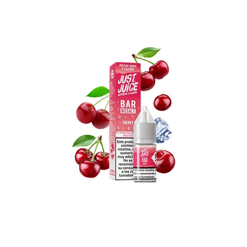 Liquid Just Juice Bar Salts - Cherry 20mg 10ml | BigVapoteur