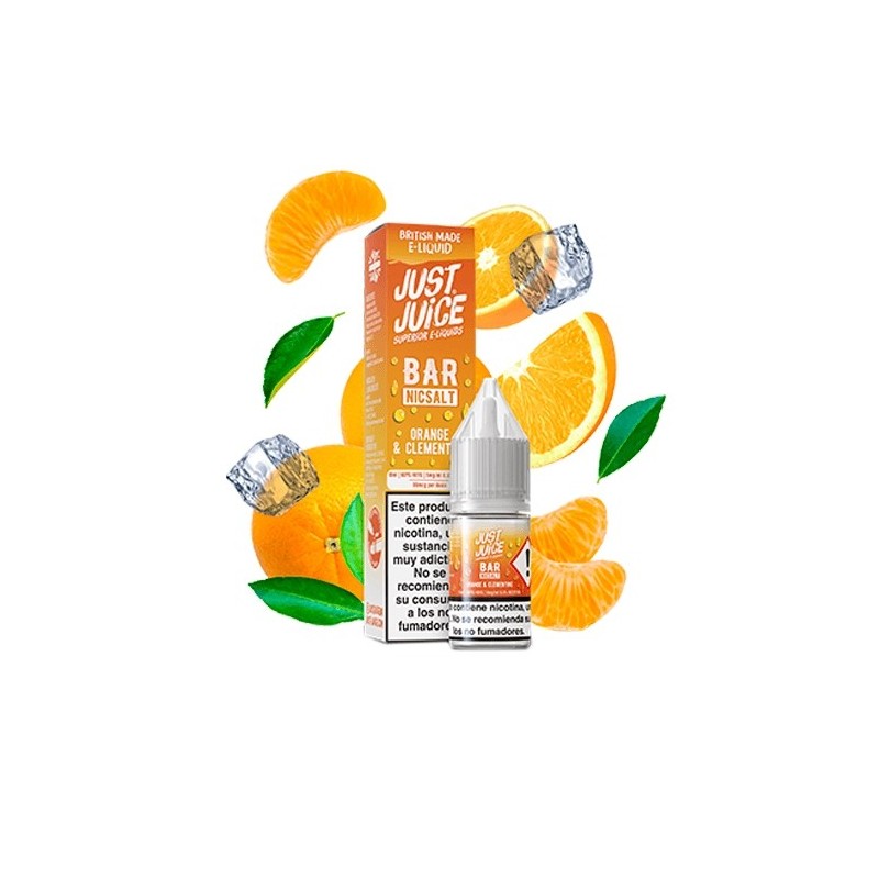 Liquid Just Juice Bar Salts - Orange Clementine 20mg 10ml | BigVapoteur