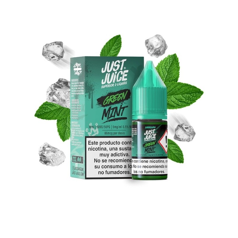 Liquid Just Juice - Mint Range Green 20mg 10ml | BigVapoteur
