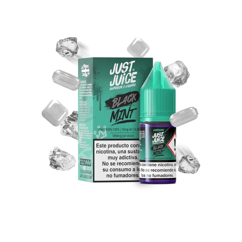 E-liquide Just Juice - Gamme Menthe Black 20mg 10ml | BigVapoteur