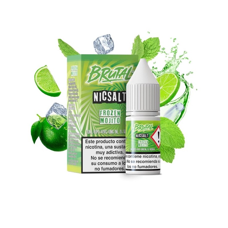 E-liquide Just Juice Brutal Drinks Salts - Mojito Glacé 20mg 10ml | BigVapoteur