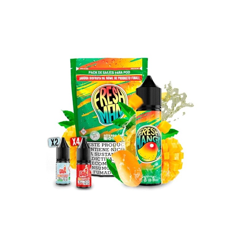 Longfill Oil4vap - Fresh Mangue (Pack) 16/60ml | BigVapoteur