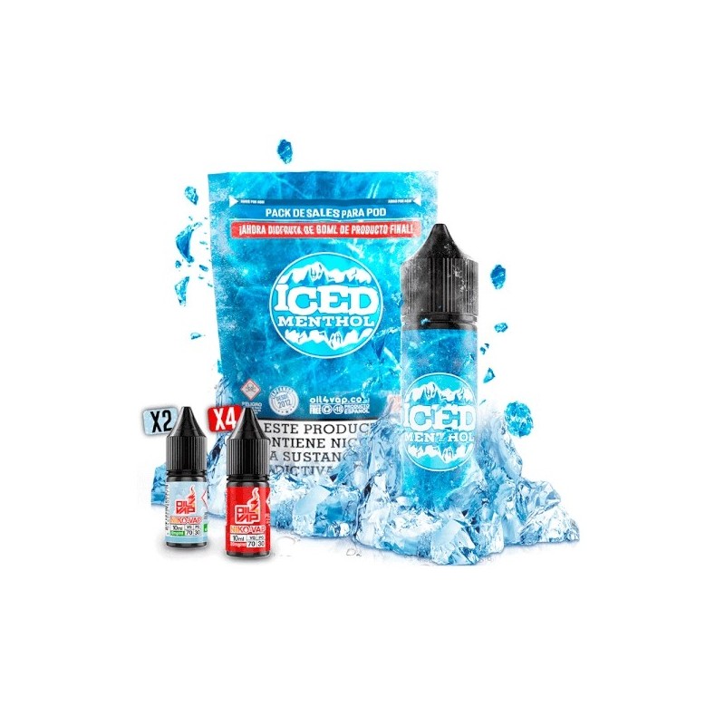 Longfill Oil4vap - Menthe Glacée (Pack) 16/60ml | BigVapoteur