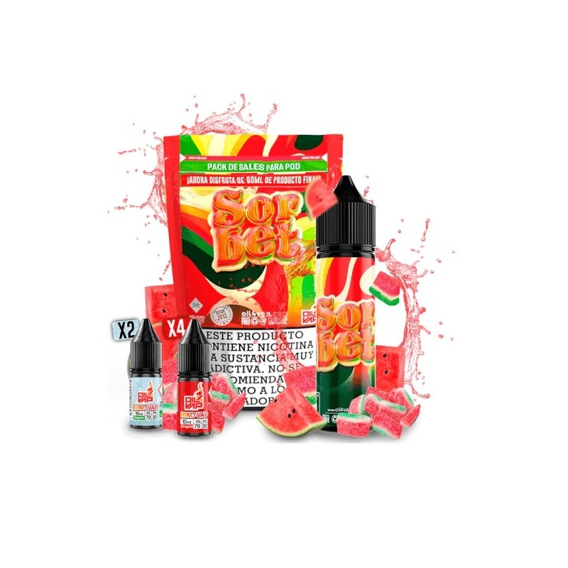 Longfill Oil4vap - Sorbet (Pack) 16/60ml | BigVapoteur