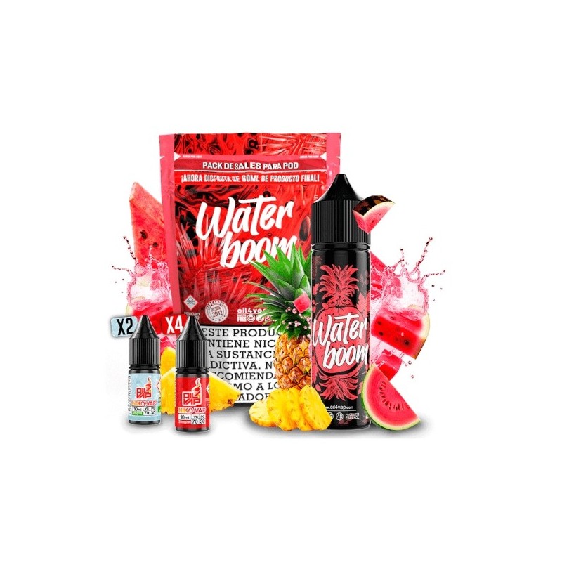 Longfill Oil4vap - Waterboom (Pack) 16/60ml | BigVapoteur
