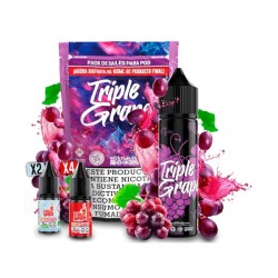 Longfill Oil4vap - Triple Grape (Pack) 16/60ml | BigVapoteur