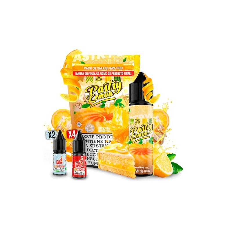 Longfill Oil4vap - Pastry Lemon (Pack) 16/60ml | BigVapoteur