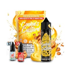 Longfill Oil4vap - Cookie Custard (Pack) 16/60ml | BigVapoteur
