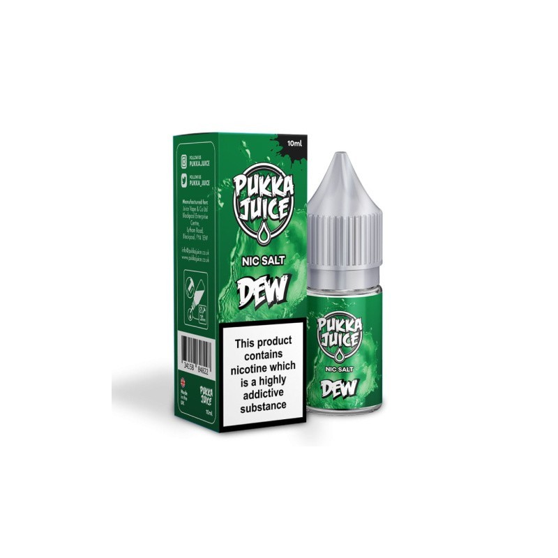 Liquid Pukka Juice Nic Salt 10ml - Dew 20mg | BigVapoteur