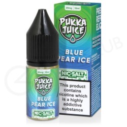 Pukka Juice Nic Salt 10ml - Blue Pear Ice 20mg | BigVapoteur