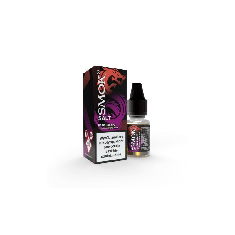 Liquid Smok Salt 10ml - Peach Grape 20mg | BigVapoteur