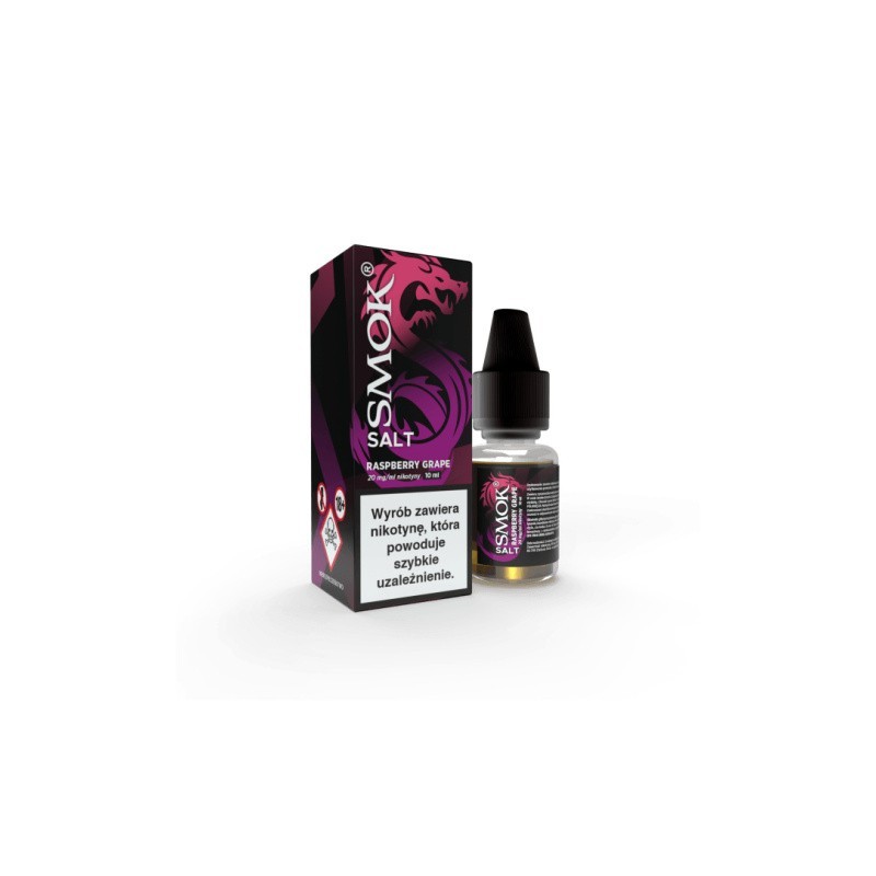 Smok Salt E-liquid 10ml - Raspberry Grape 20mg | BigVapoteur