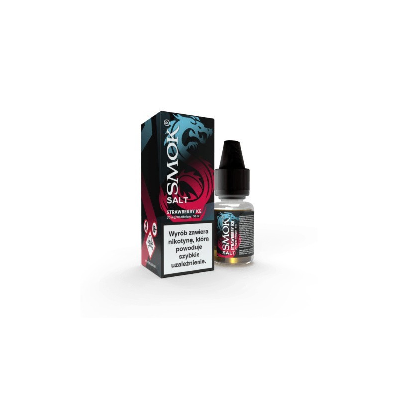 Liquid Smok Salt 10ml - Strawberry Ice 20mg | BigVapoteur