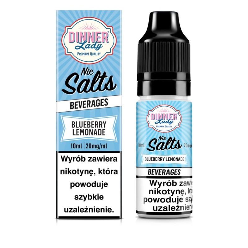 Liquid Dinner Lady Salt 20mg - Blueberry Lemonade | BigVapoteur
