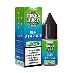 Pukka Juice E-liquid 10ml - Blue Pear Ice 10mg salt | BigVapoteur