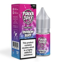 Liquid Pukka Juice 10ml - Rainbow Blaze 10mg salt | BigVapoteur