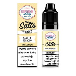 Dinner Lady Salt E-liquid 20mg - Vanilla Tobacco | BigVapoteur
