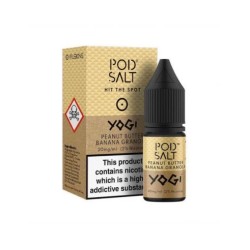 E-liquide Pod Salt Fusion - YOGI Peanut Butter Banana Granola - 10ml - 20mg | BigVapoteur