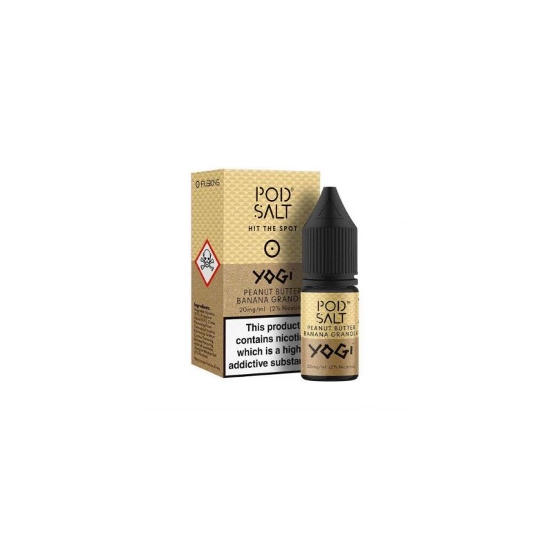 Liquid Pod Salt Fusion - YOGI Peanut Butter Banana Granola - 10ml - 20mg | BigVapoteur
