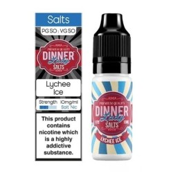 Liquid Dinner Lady Salt 20mg - Lychee Ice | BigVapoteur