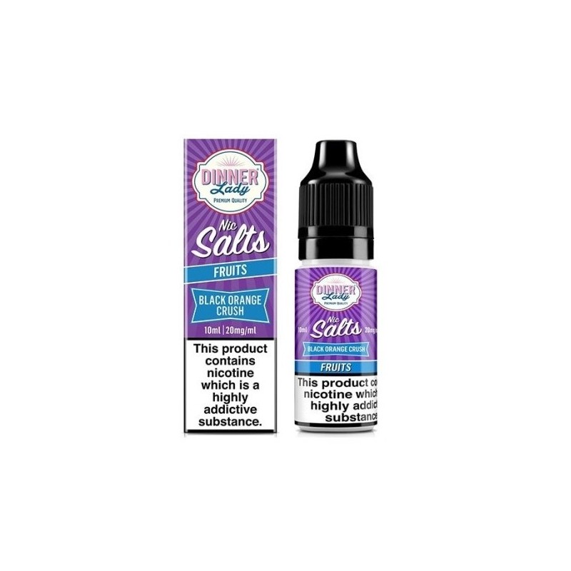 Dinner Lady Salt E-liquid 20mg - Black Orange Crush | BigVapoteur