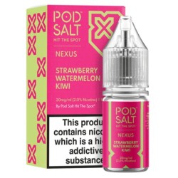 E-liquide Pod Salt NEXUS 20mg 10ml - Fraise Pastèque Kiwi | BigVapoteur