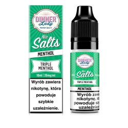 Dinner Lady Salt E-liquid 20mg - Triple Menthol | BigVapoteur