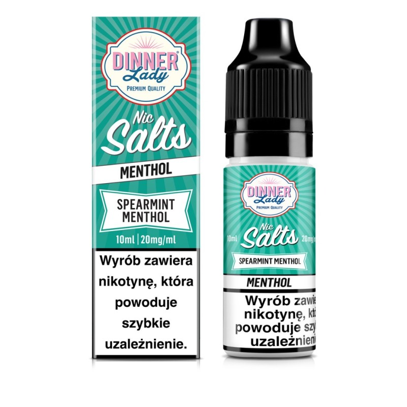 Liquid Dinner Lady Salt 20mg - Spearmint Menthol | BigVapoteur