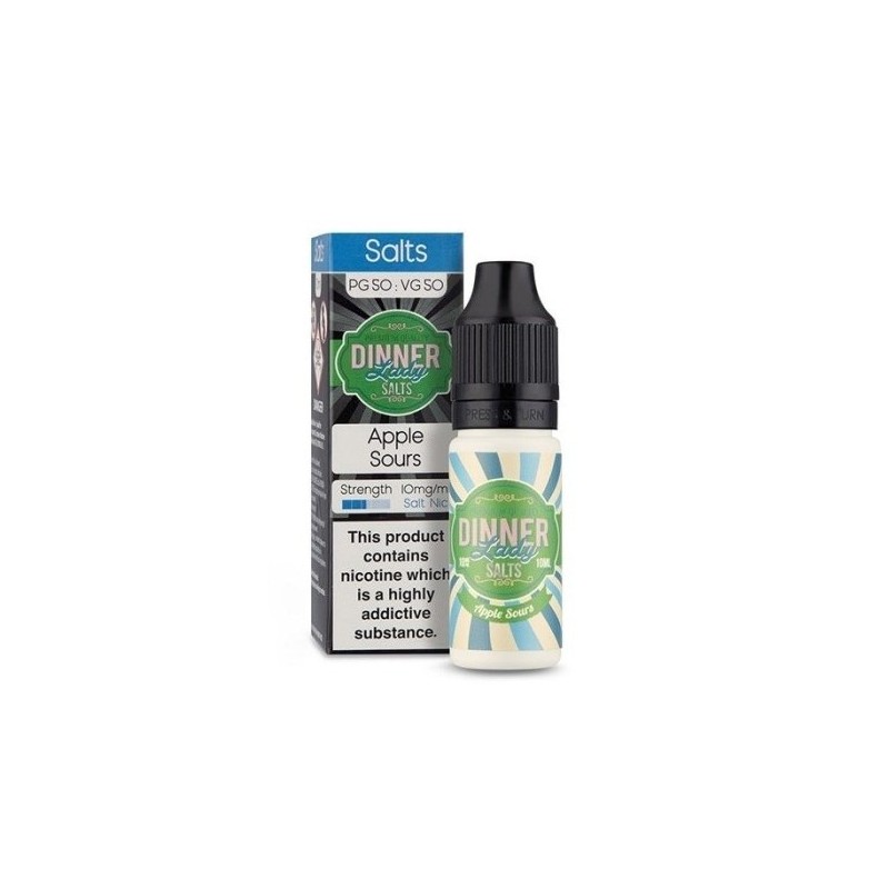 Dinner Lady Salt E-liquid 20mg - Apple Sours | BigVapoteur
