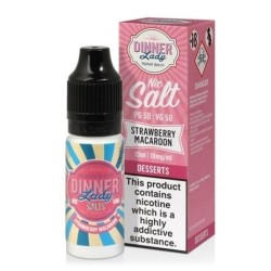E-liquide Dinner Lady Salt 20mg - Fraise Macarons | BigVapoteur
