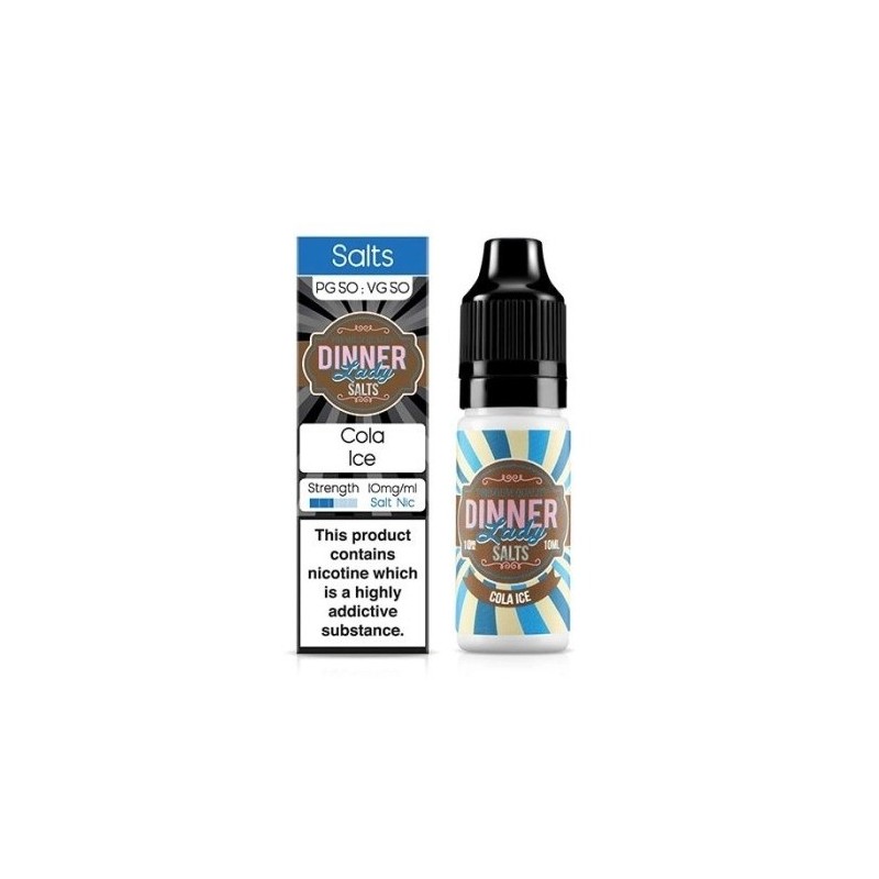 Liquid Dinner Lady Salt 20mg - Cola Ice | BigVapoteur