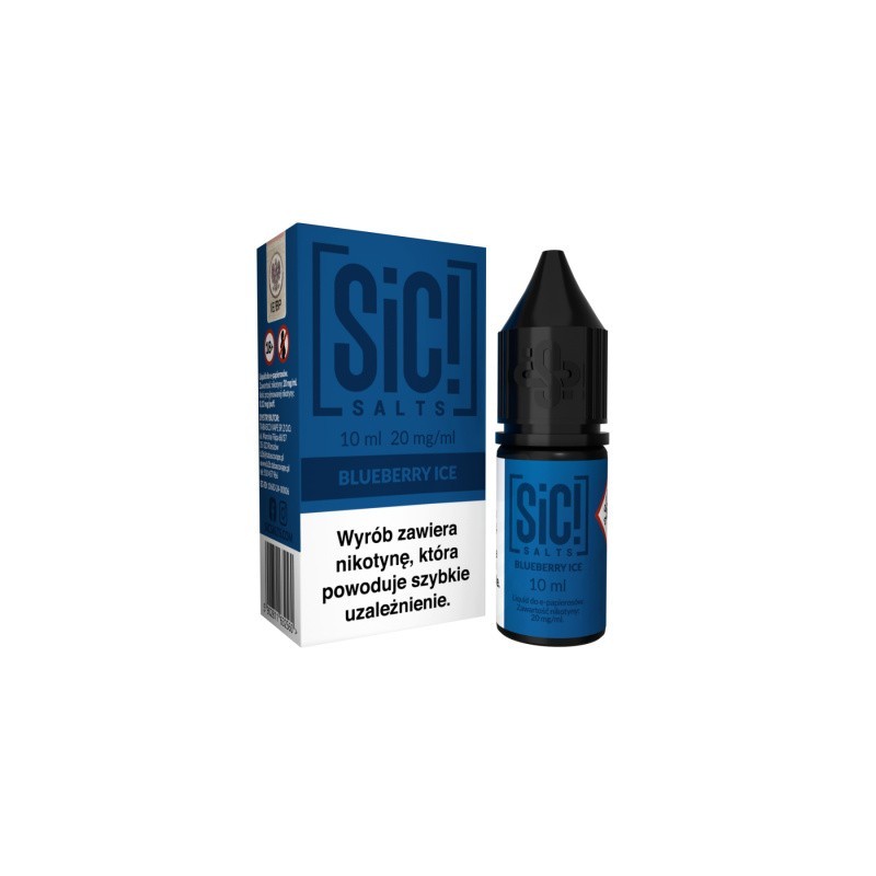 Liquid Sic Salts 10ml Blueberry Ice 20mg | BigVapoteur