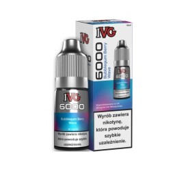 IVG 6000 Salt Bubblegum Berry Wave 20 mg 10 ml E-liquid | BigVapoteur