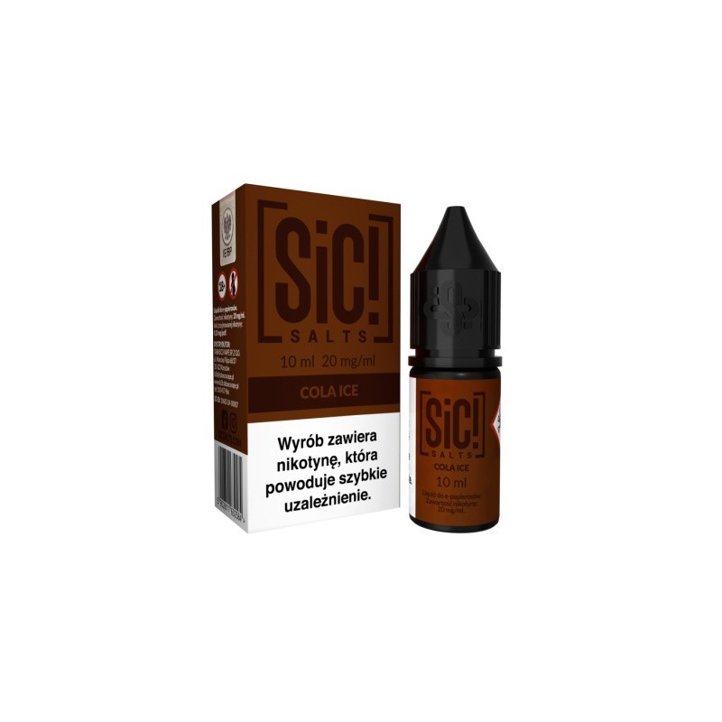 Sic Salts E-liquid Cola Ice 20mg | BigVapoteur