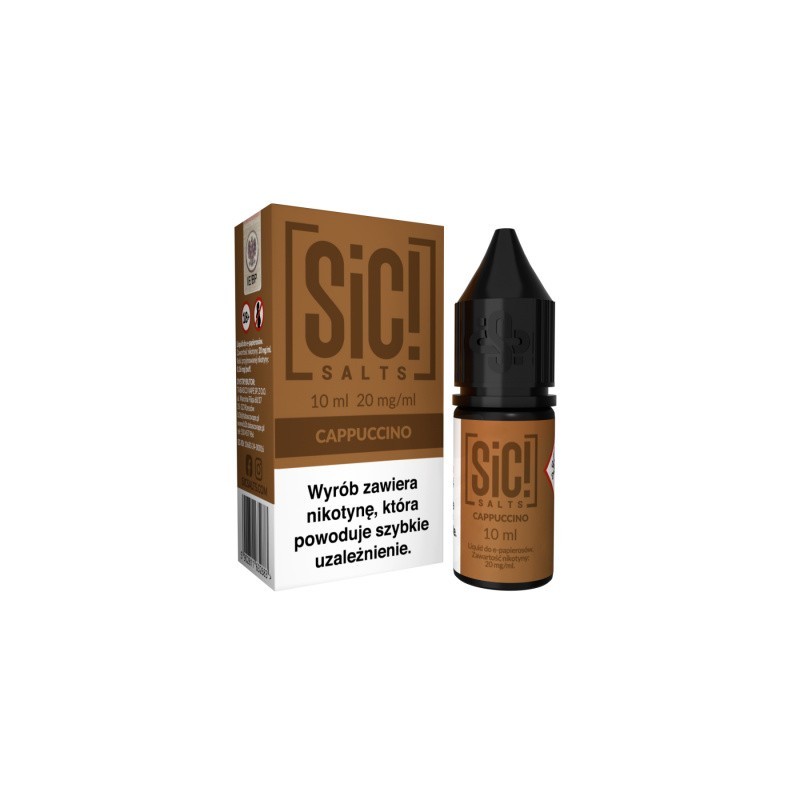 Liquid Sic Salts 10ml Cappuccino 20mg | BigVapoteur