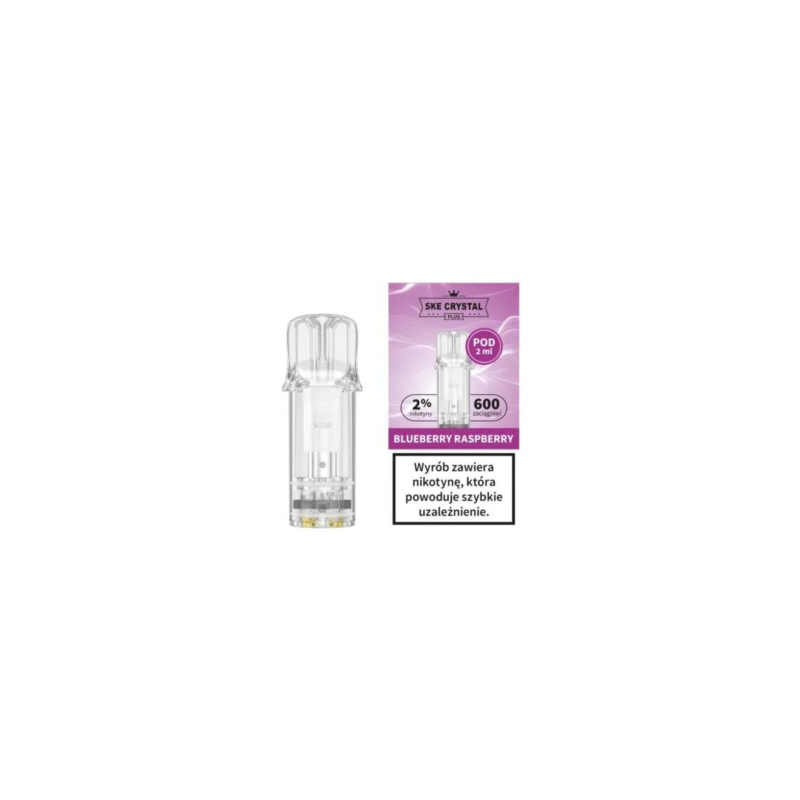 Crystal Plus Blueberry Raspberry Pod 20mg 600+ | BigVapoteur