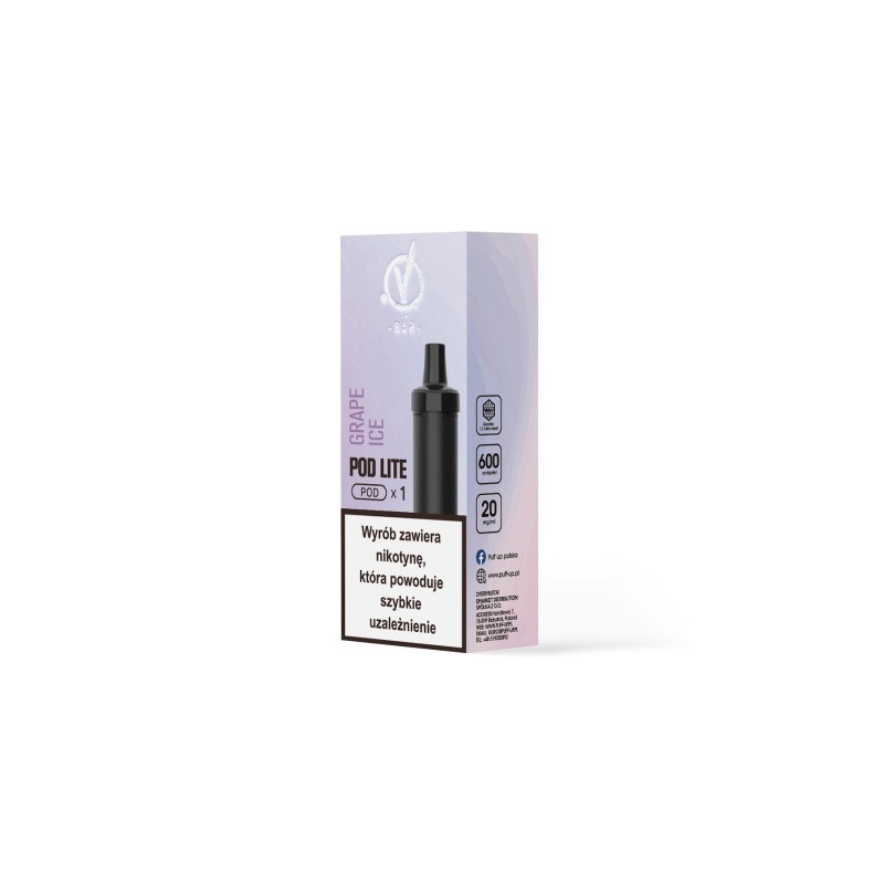 Cubo Pod Cartridge 20mg 2ml - Grape Ice | BigVapoteur