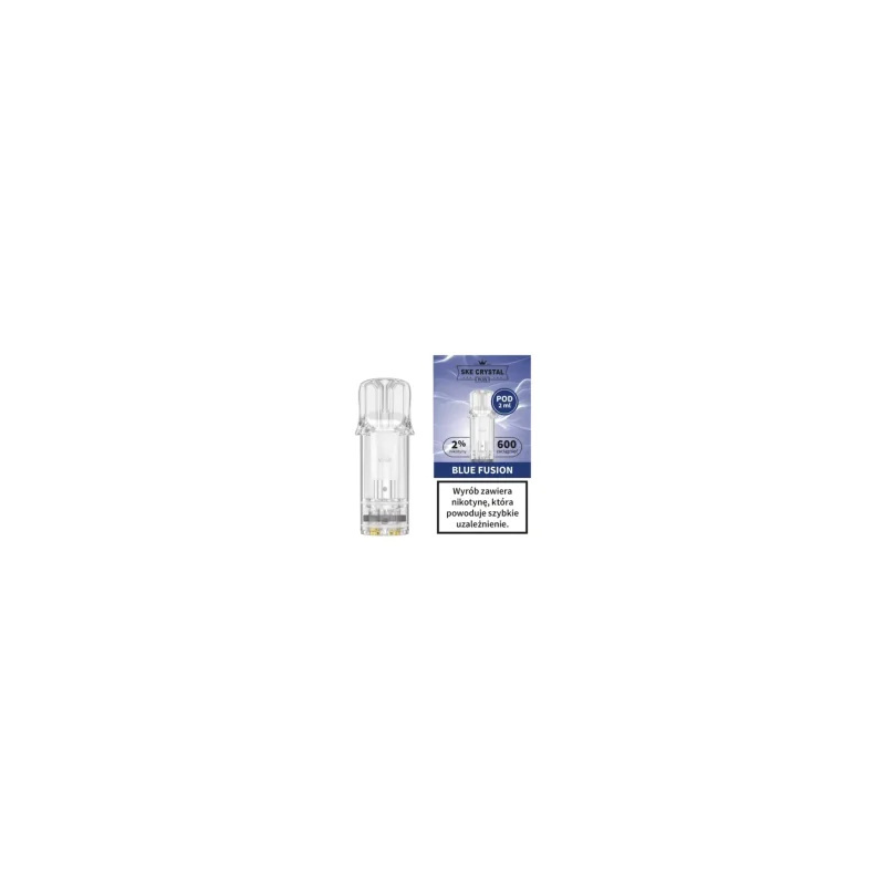 Crystal Plus Blue Fusion Cartridge 20mg 600+ | BigVapoteur