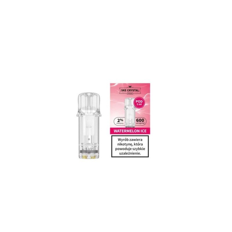 Crystal Plus Watermelon Ice Replacement Pod 20mg 600+ | BigVapoteur