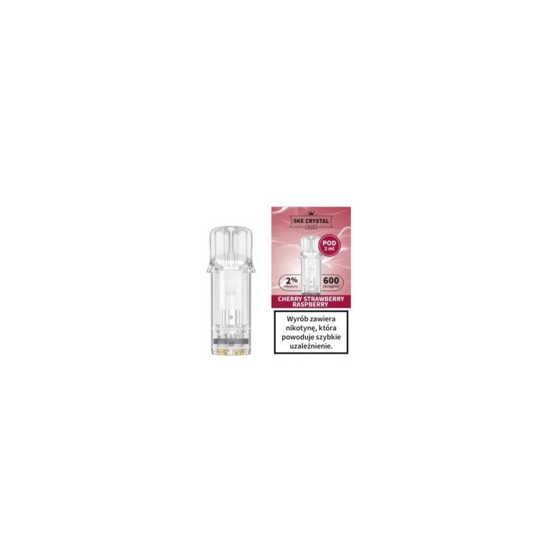 Wkład Crystal Plus Cherry Strawberry Rasberry 20mg 600+ | BigVapoteur