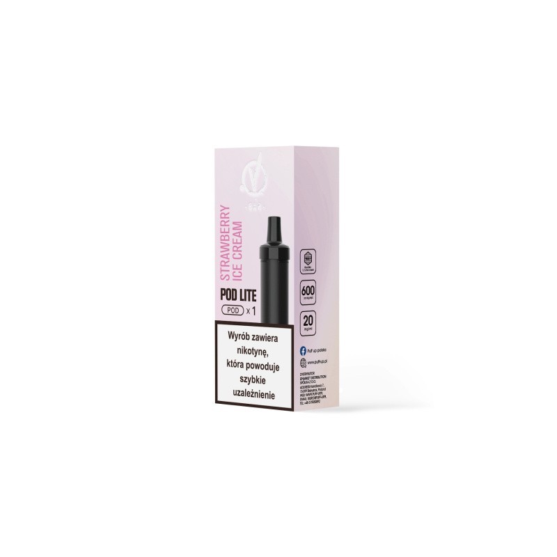 Cartouche Cubo Pod 2ml Strawberry Ice Cream | BigVapoteur