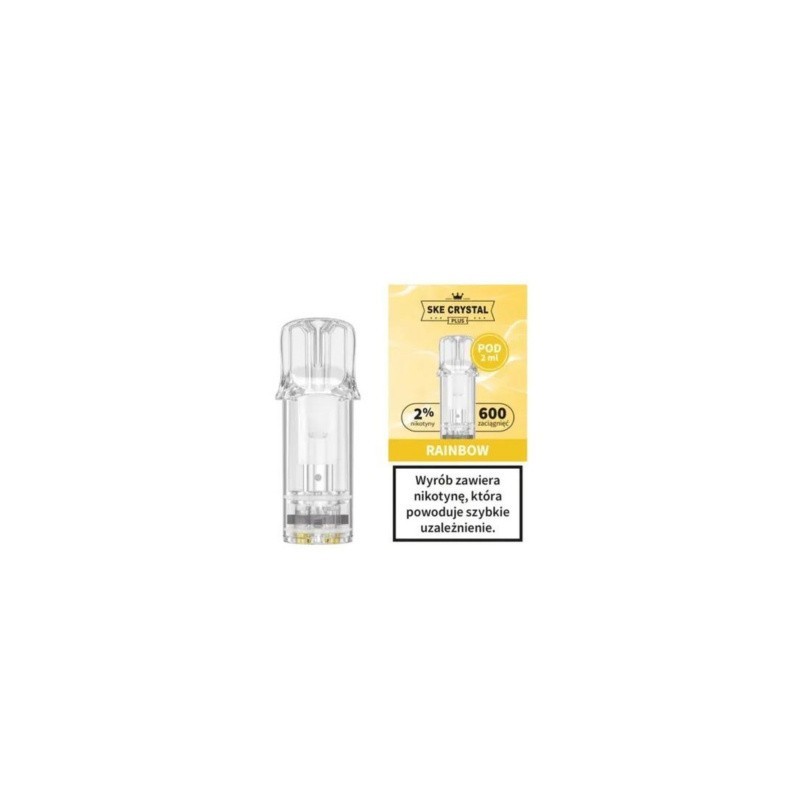 Crystal Plus Rainbow Cartridge 20mg 600+ | BigVapoteur