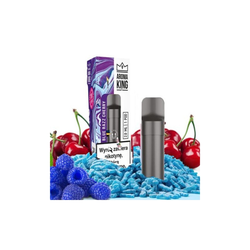 Aroma King Pod Cartridge - Blue Razz Cherry | BigVapoteur