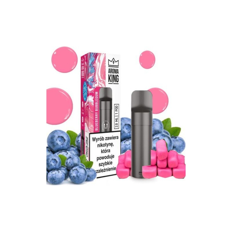 Kartridż Wkład Aroma King Pod - Bubblegum Blueberry | BigVapoteur