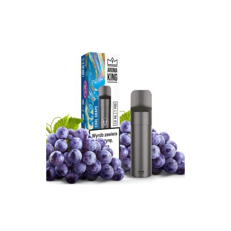 Aroma King Pod Cartridge - Grape Cool | BigVapoteur